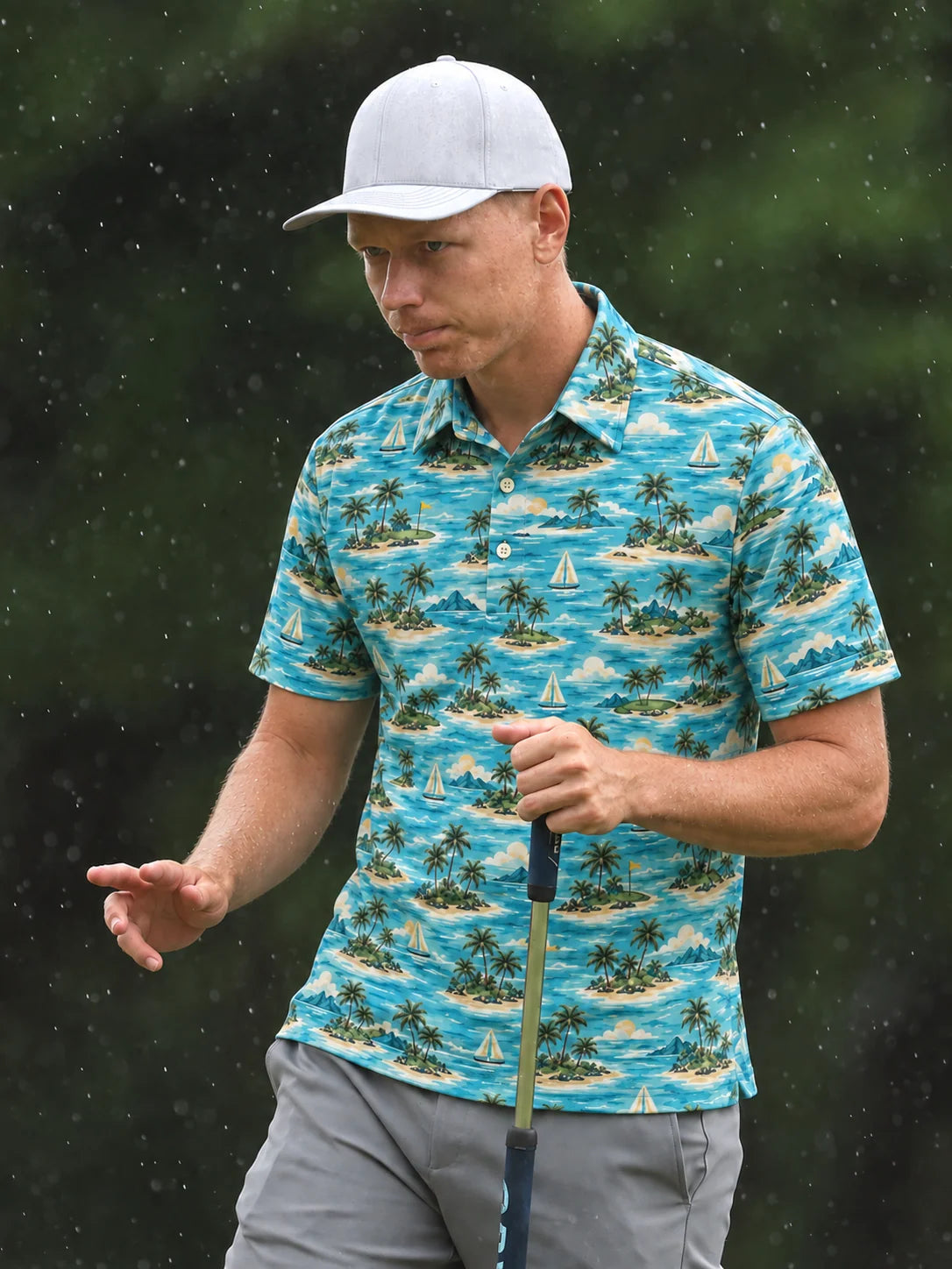 Island Green Golf-Poloshirt