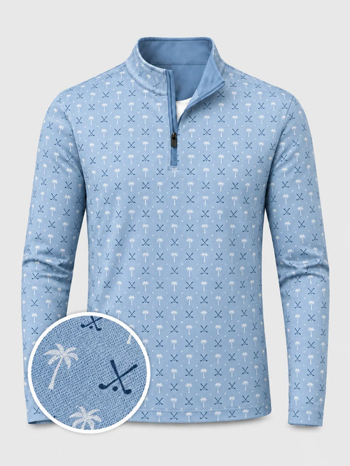 Palm Links Golf Quarter-Zip-Pullover